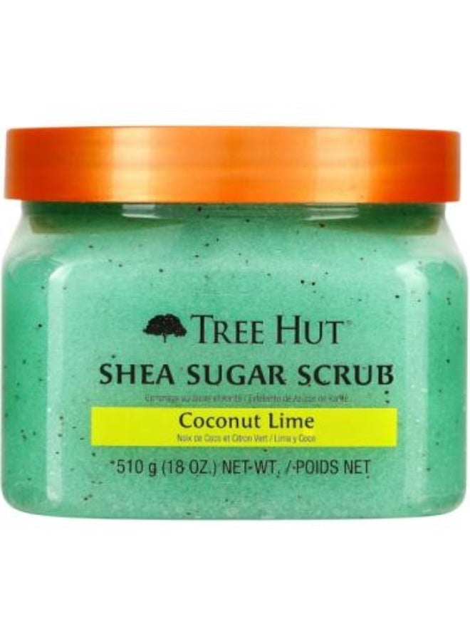 Shea Sugar Scrub 510g Coconut Lime